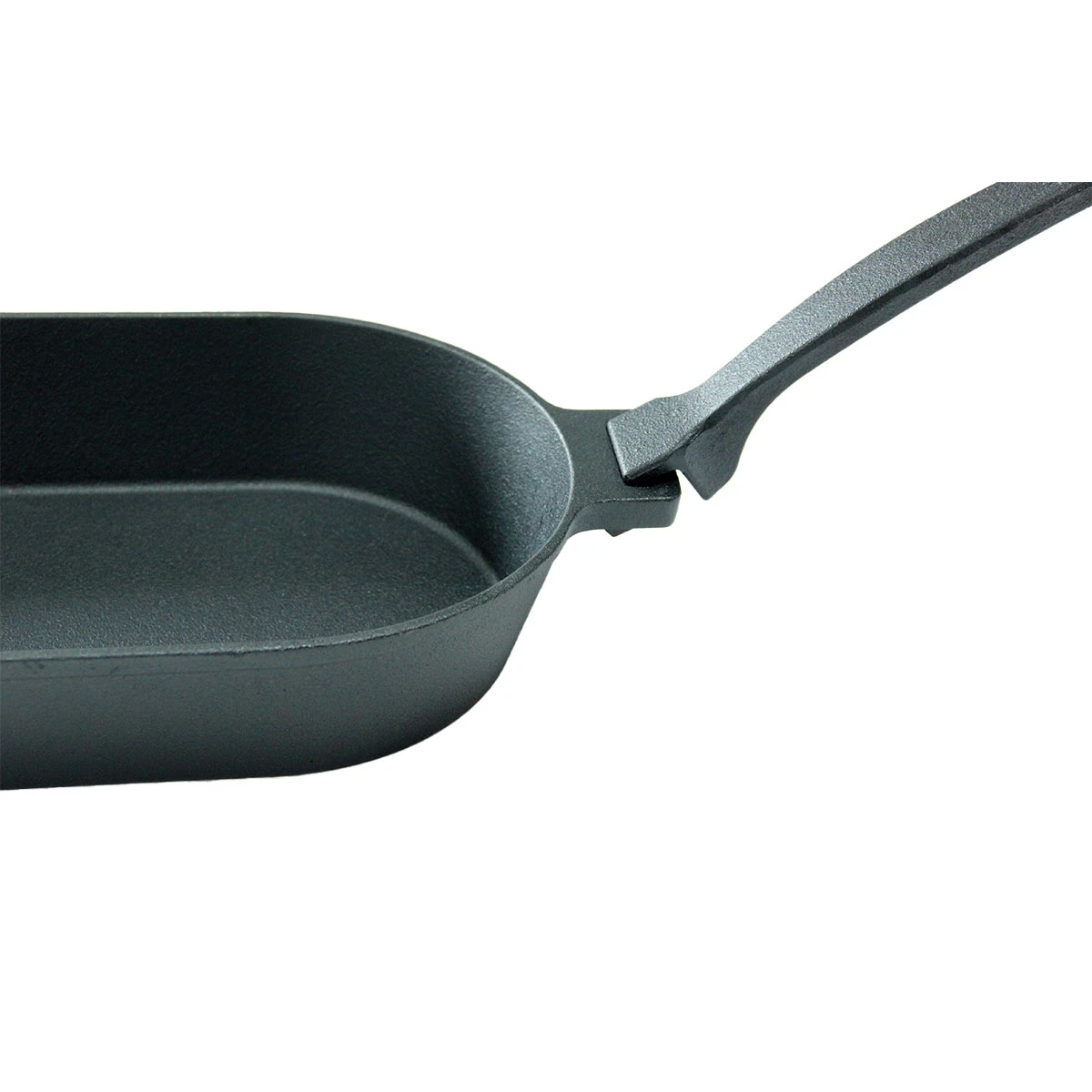 SANTOS Gusseiserne Grillpfanne, Oval Mit Abnehmbarem Griff, 36 X 19 Cm 9 SANTOS Gusseiserne Grillpfanne, Oval Mit Abnehmbarem Griff, 36 X 19 Cm – Bild 7
