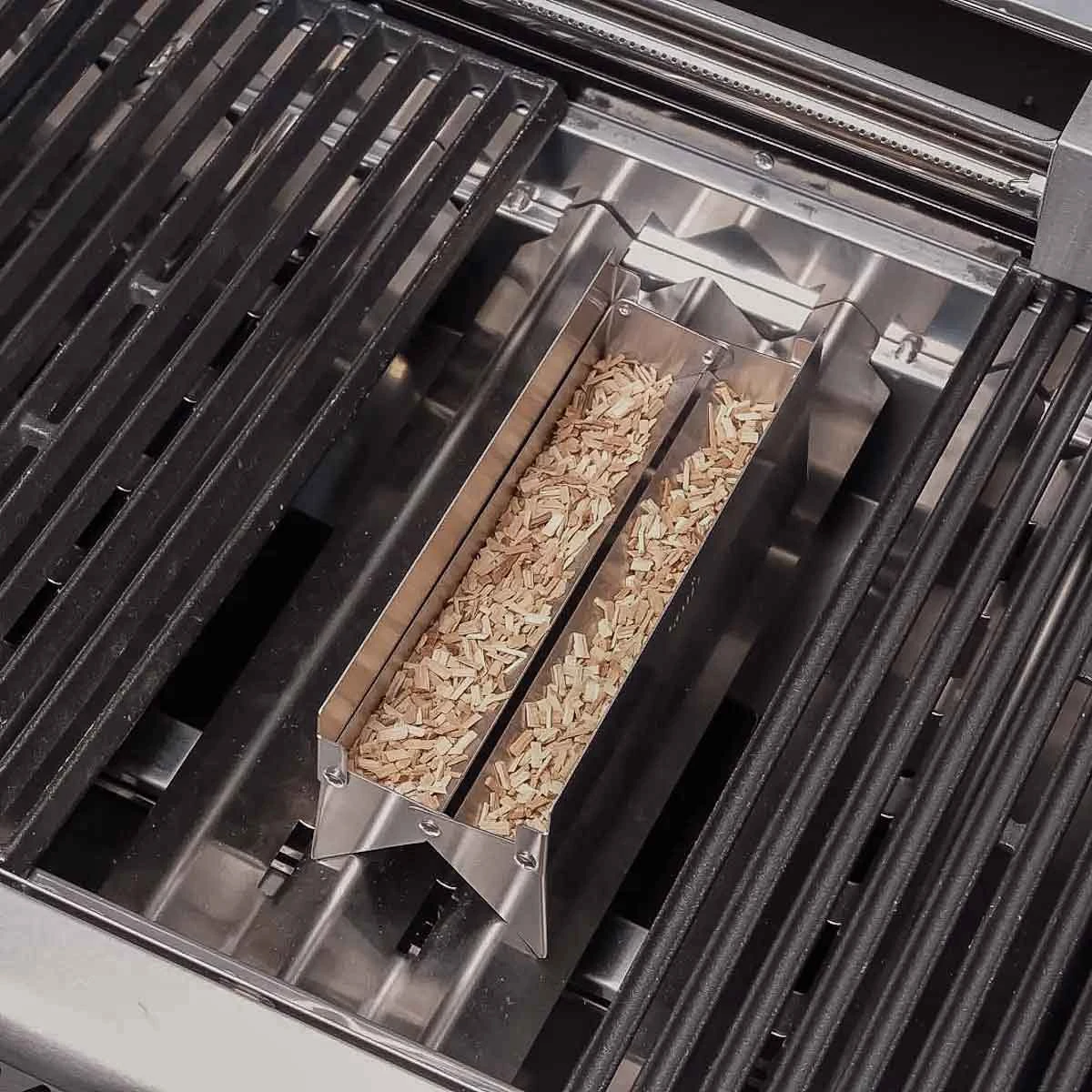 SANTOS Smokerbox Für Gasgrills, 25 X 8,6 X 6,5 Cm 5 SANTOS Smokerbox Für Gasgrills, 25 X 8,6 X 6,5 Cm – Bild 3