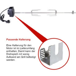 SANTOS Drehspieß Für Broil King Baron 500er 13 SANTOS Drehspieß Für Broil King Baron 500er -Grillmeister santos univ 920mm mit halterung broil king baron regal 2ef8d91cb621ccc24f08564d957bea39