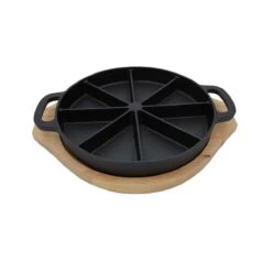 SANTOS Wedge Pan Mit Holz-Serviertablett Ø 21,5cm - Höhe: 3 Cm Gusseisen 15 SANTOS Wedge Pan Mit Holz-Serviertablett Ø 21,5cm - Höhe: 3 Cm Gusseisen -Grillmeister santos wedge pan mit holz serviertablett 21 5 x 3 cm gusseisen komplett 508a30c5e6296cf88848708e2ef124bc