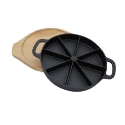SANTOS Wedge Pan Mit Holz-Serviertablett Ø 21,5cm - Höhe: 3 Cm Gusseisen 21 SANTOS Wedge Pan Mit Holz-Serviertablett Ø 21,5cm - Höhe: 3 Cm Gusseisen -Grillmeister santos wedge pan mit holz serviertablett 21 5 x 3 cm gusseisen lieferumfang 86ff9a4152d87df5a76c0933dcfffc93