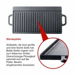 SANTOS Wende-Grillplatte Gusseisen, 42,5 X 23 Cm 12 SANTOS Wende-Grillplatte Gusseisen, 42,5 X 23 Cm -Grillmeister santos wende grillplatte gusseisen 0af8691381536f7c19111631f508cf27