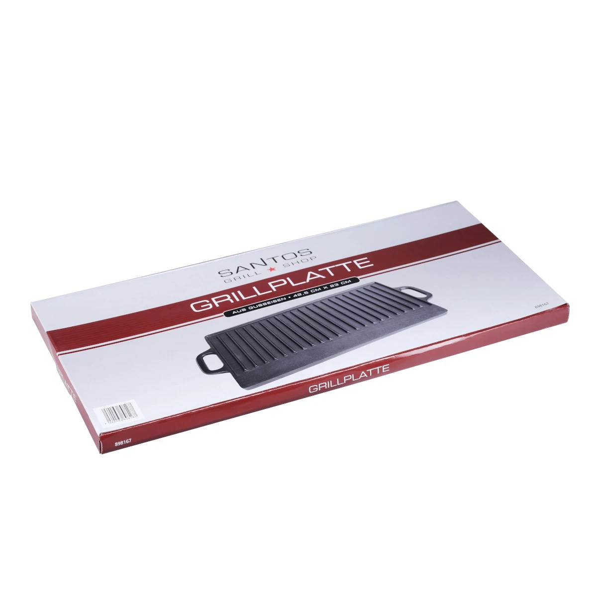 SANTOS Wende-Grillplatte Gusseisen, 42,5 X 23 Cm 8 SANTOS Wende-Grillplatte Gusseisen, 42,5 X 23 Cm – Bild 6