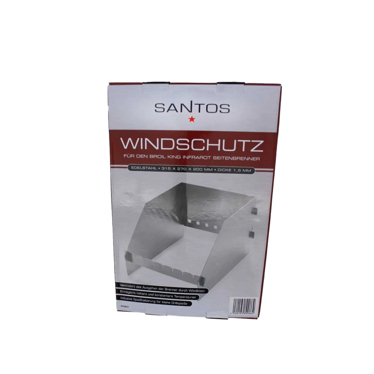 SANTOS Windschild Für Seitenbrenner Der Napoleon Rogue, Prestige Und Prestige Pro Serie, Edelstahl 4 SANTOS Windschild Für Seitenbrenner Der Napoleon Rogue, Prestige Und Prestige Pro Serie, Edelstahl – Bild 2