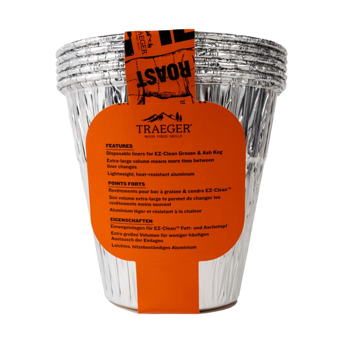 Traeger Aluminiumeinsatz Für Fettauffang-Eimer, 5er Pack 4 Traeger Aluminiumeinsatz Für Fettauffang-Eimer, 5er Pack – Bild 2